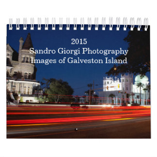 2015 Kalender-Bilder von Galveston Insel Kalender