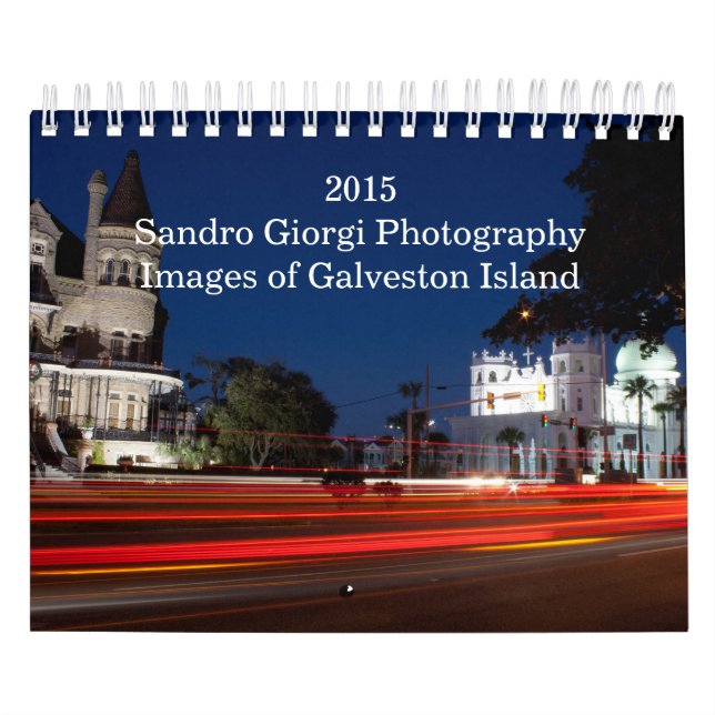 2015 Kalender-Bilder von Galveston Insel Kalender (Titelbild)