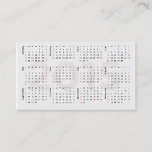 2015 Kalender-Visitenkarte Visitenkarte