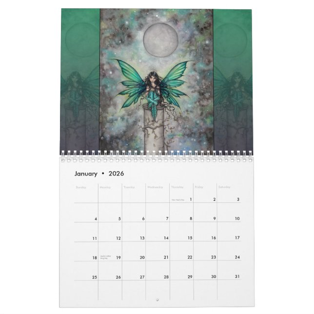 2015 Molly Harrison Fairy and Fantasy Art Calendar Kalender (Jan 2026)