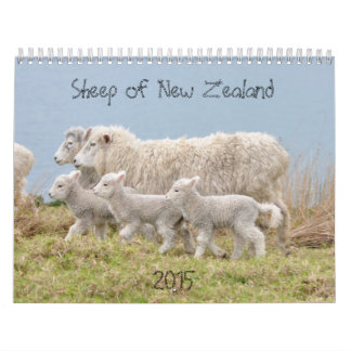 2015 moutons de calendrier de la Nouvelle Zélande