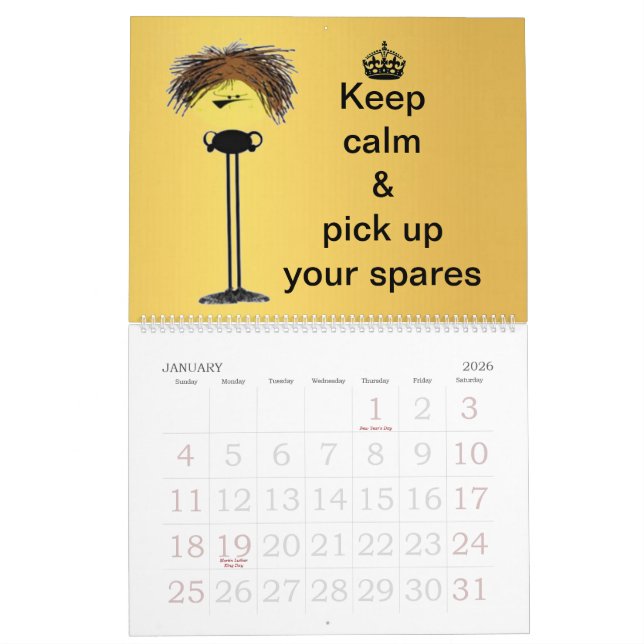 2015 oder wählen mürrischen Bowling des Kalender (Jan 2026)