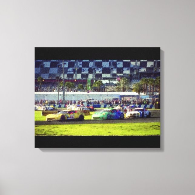 2015 Rolex 24 Stunden Daytona Leinwanddruck (Vorderseite)
