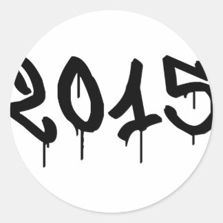 2015 RUNDER AUFKLEBER