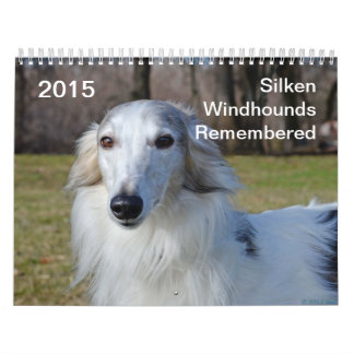2015 seidener Windhounds erinnert Kalender