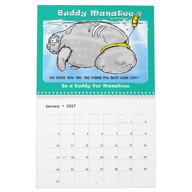 2015 seien Sie ein Freund für Kalender (Jan 2027)