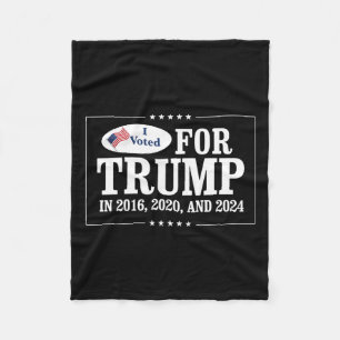 2016, 2020 und 2024 für Trump gestimmt Fleecedecke