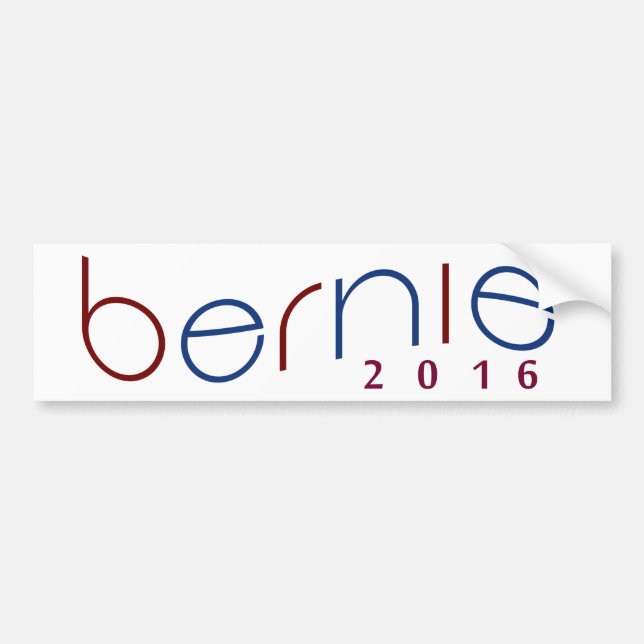 2016 Bernie-Sandpapierschleifmaschinen rot, Autoaufkleber (Vorne)