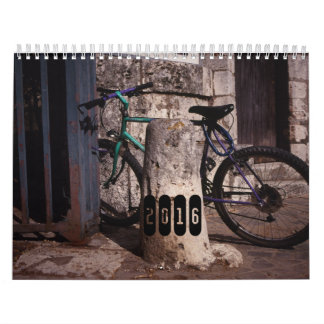 2016 calendrier - bicyclettes
