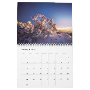 2016 calendrier - photographie de Knate Myers