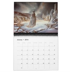~ 2016 de calendrier d'art Philip Rubinov Jacobson