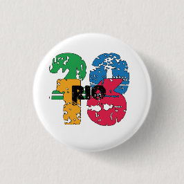 2016 Fluss Olympiade von janeiro Brasil Button