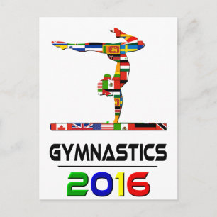 2016: Gymnastik Postkarte