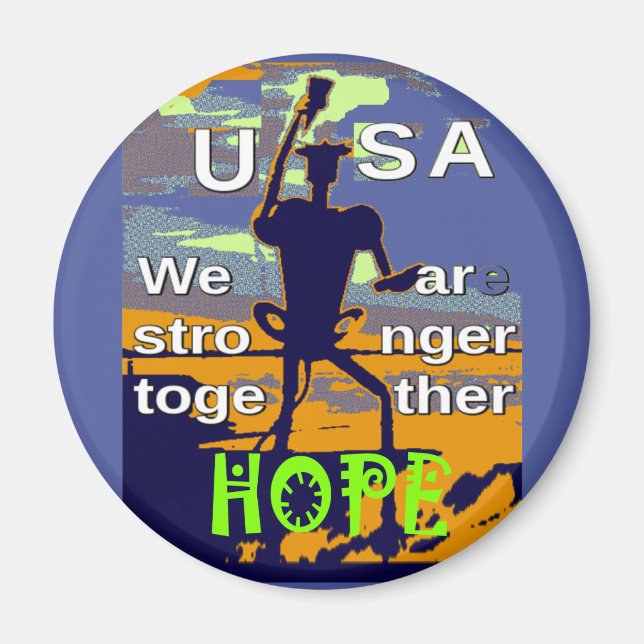 2016 hofft Hillary Clinton bei der US-Wahl auf Str Magnet (Vorne)