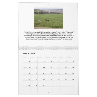 2016 Kalender - iranische Künste