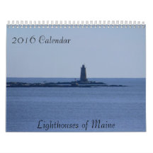 2016 Kalender-Maine-Leuchttürme
