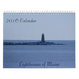 2016 Kalender-Maine-Leuchttürme Kalender