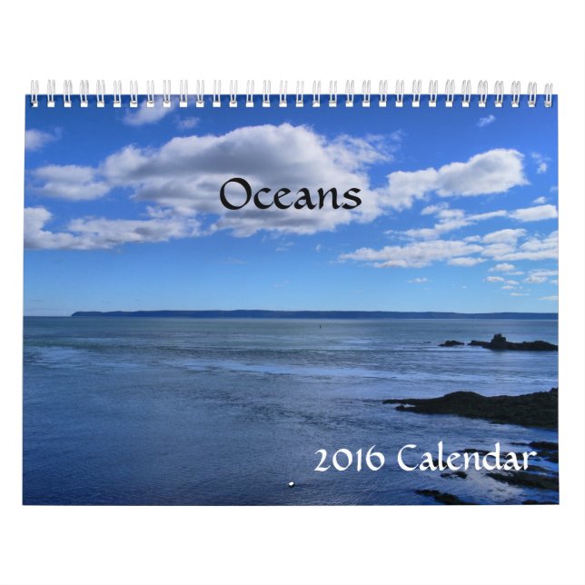 2016 Kalender-Ozean-Kalender Kalender (Titelbild)