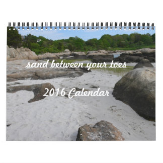2016 Kalender-Sand zwischen meinen Zehen Kalender
