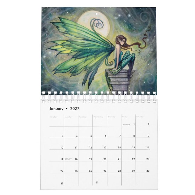 2016 Märchenkalender von Molly Harrison Fantasy Ar Kalender (Jan 2027)