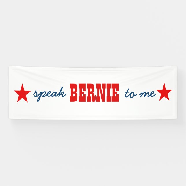 2016 Rede von Bernie vor den Präsidentschaftswahle Banner (Horizontal)