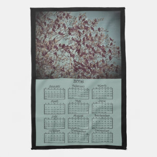 2016 The Birds Cloth Kalender Küchentuch