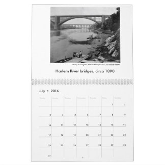 2016 vieilles images de calendrier de New York