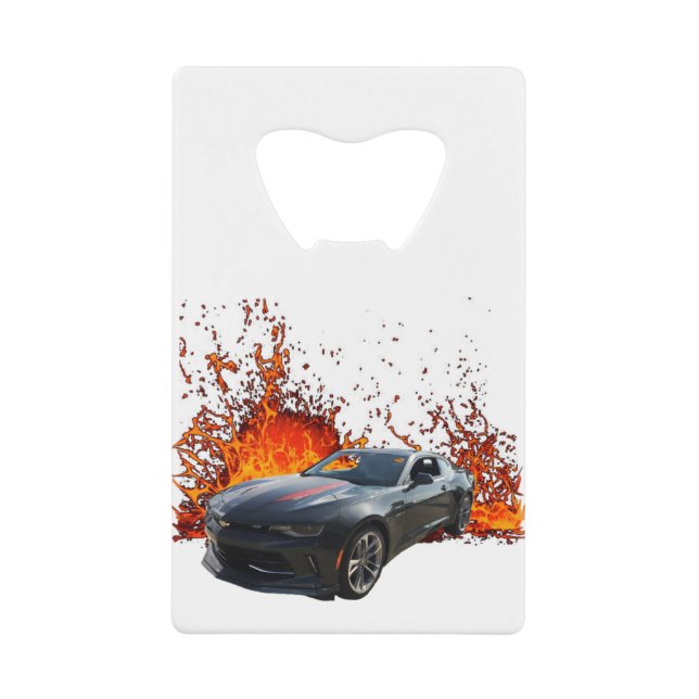 2017 50 Jahre Chevy Camaro Geldbeutel Flaschenöffner (Vorderseite)