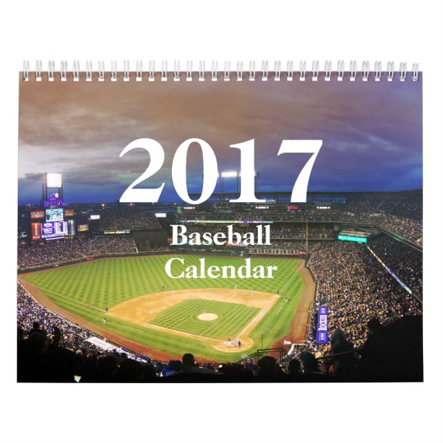 2017 Baseball Calendar-HAMbyWhiteGlove Kalender (Titelbild)