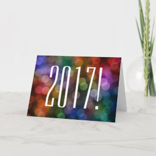 2017 Bokeh Feiertagskarte