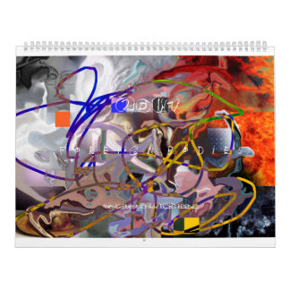 2017 Digital-Abstraktionen KUNST-KALENDER Kalender