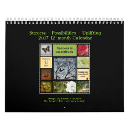 2017 Erfolg-Möglichkeit-Emporhebend Kalender