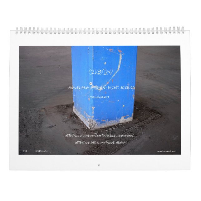 2017 Fotografic ART CALENDAR, Handwerk Kalender (Rückseite)
