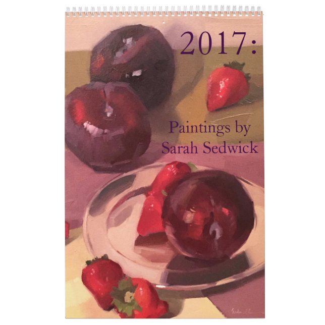2017: Gemälde von Sarah Sedwick Kalender (Titelbild)