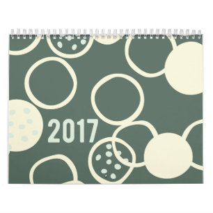 2017 gemusterter Kalender