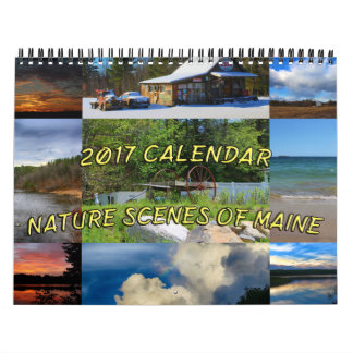 2017 Kalender-Natur-Szenen von Maine Kalender