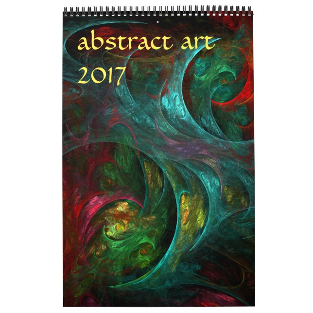 2017 Moderne Abstrakte Kunst Kalender (Titelbild)