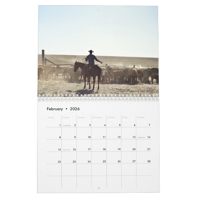 2017 Rocking Lazy A Fotografy Calendar Kalender (Feb 2026)
