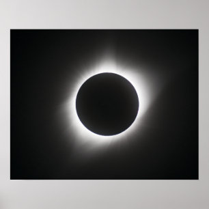 2017 Solar Eclipse - Corona Poster