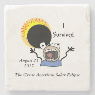 2017 Solar Eclipse Survival Edition Steinuntersetzer