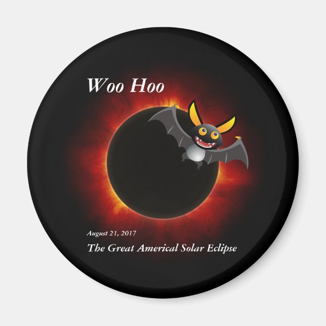 2017 Solar Eclipse, Vampire Edition Magnet (Vorne)