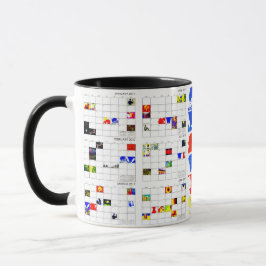 2017 zwölf Monats-Kalender-Astrologie-Tasse Tasse