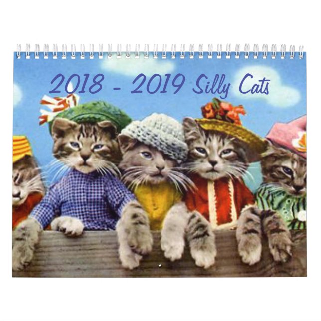 2018 - 2019 alberne Katzen Kalender (Titelbild)