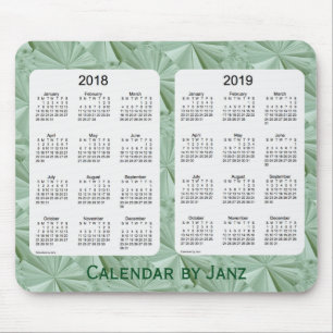2018-2019 Salbei-Diamant-Kalender durch Janz Mousepad