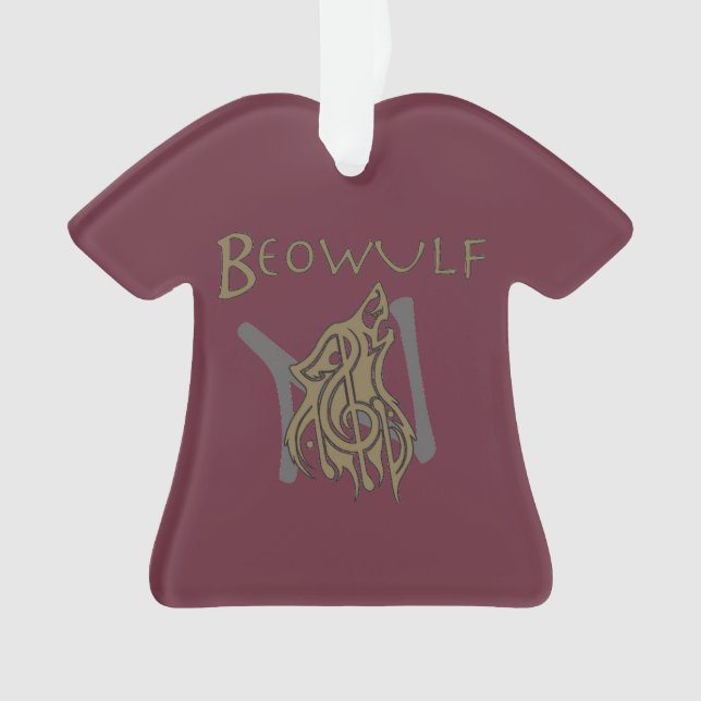 2018 Beowulf Shirt-Ornament anzeigen Ornament (Vorderseite)