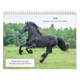 2018 friesisches Rindstallions-Kalender Kalender