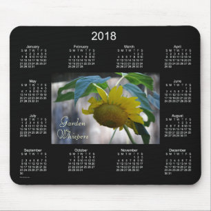 2018 Garten-Flüstern-Kalender durch Janz Mousepad