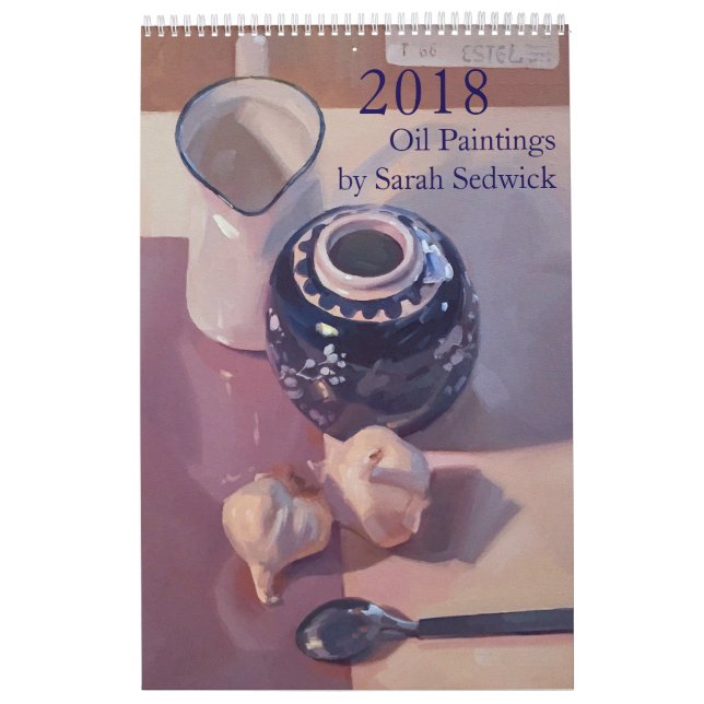 2018: Gemälde von Sarah Sedwick Kalender (Titelbild)