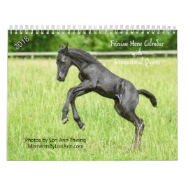 2018 inspirierend friesischer Pferdekalender Kalender