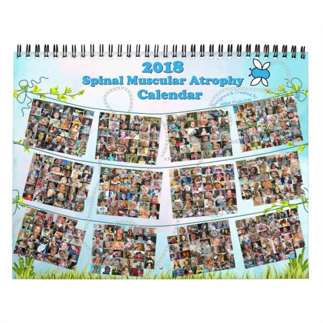 2018 Kalender der Rückenmuskelatrophie (SMA) (Titelbild)